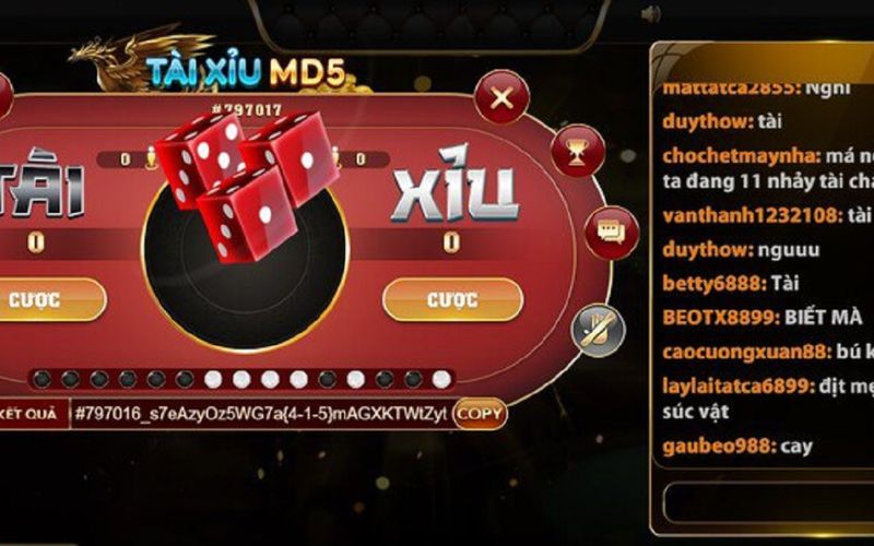 Luật chơi Tài xỉu MD5