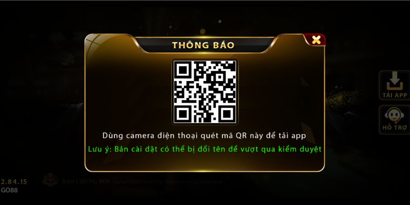 Quét QR để tải app