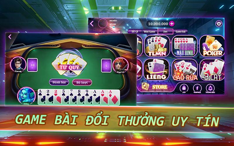 Khám phá kho game bài đổi thưởng Go88 